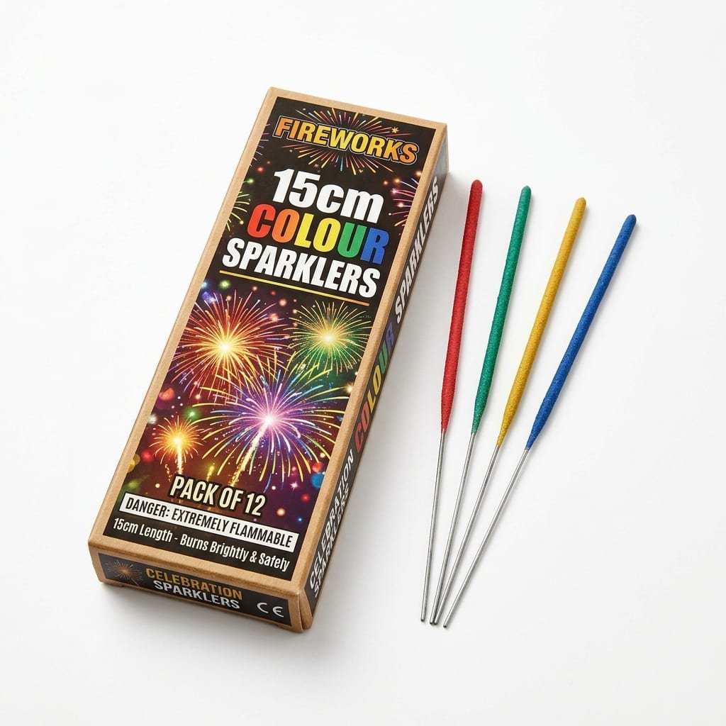 15 CM COLOUR SPARKLER